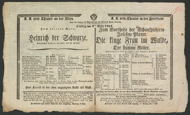 Heinrich der Schwarze, Die kluge Frau im Walde, oder Der stumme Ritter