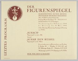 Der Figurenspiegel, Verweis auf Stücktitel: Schach, Verweis auf Stücktitel: Schab' den Rüssel