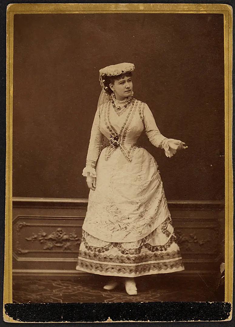 Marie Geistinger, Verweis auf Stücktitel: Madame Herzog