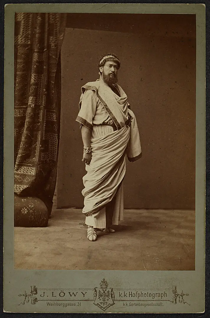 Adolf Ritter von Sonnenthal, Verweis auf Stücktitel: Antonius und Cleopatra