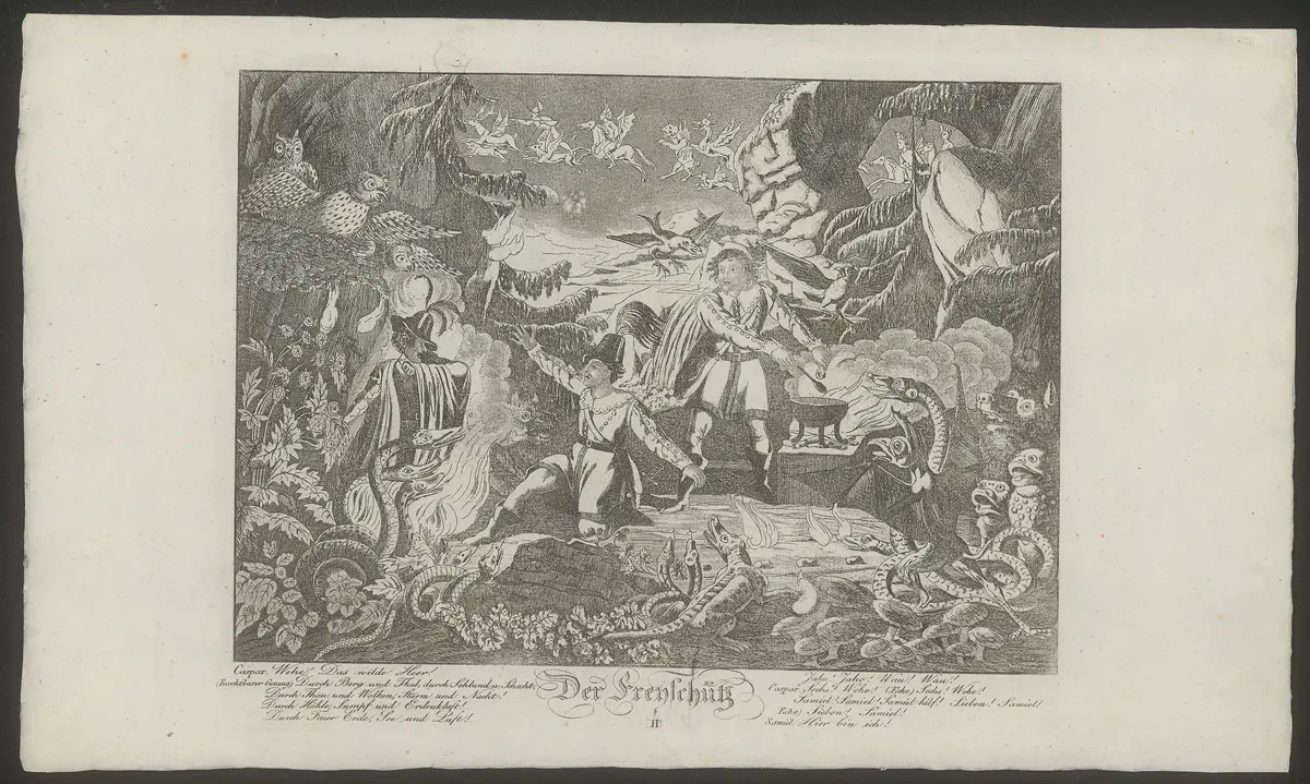 Der Freischütz, Titel in Vorlageform: Der Freyschütz