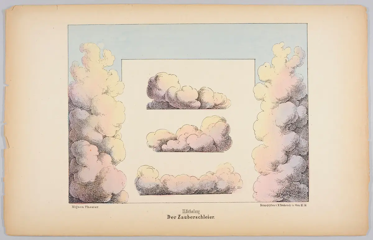 Der Zauberschleier, Titel der Serie: Trentsensky-Bogen, Titel der Serie: Mignon-Theater