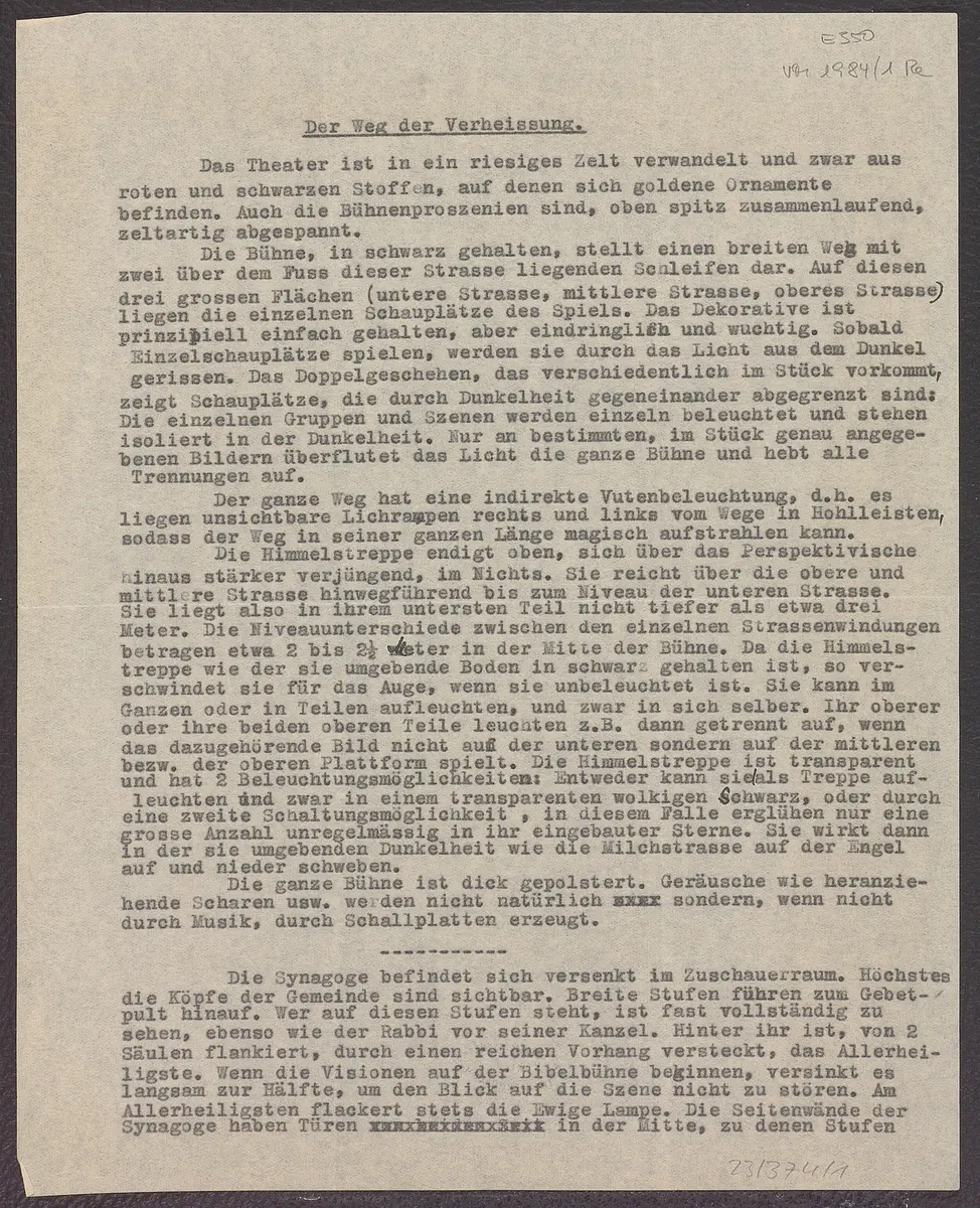 Der Weg der Verheißung