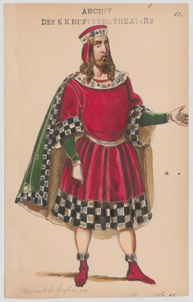Macbeth, Titel der Serie: Figurinen des k.k. Hofoperntheaters