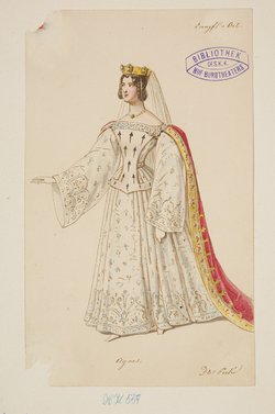 Die Jungfrau von Orleans, Titel der Serie: Figurinen des k.k. Hof-Burgtheaters