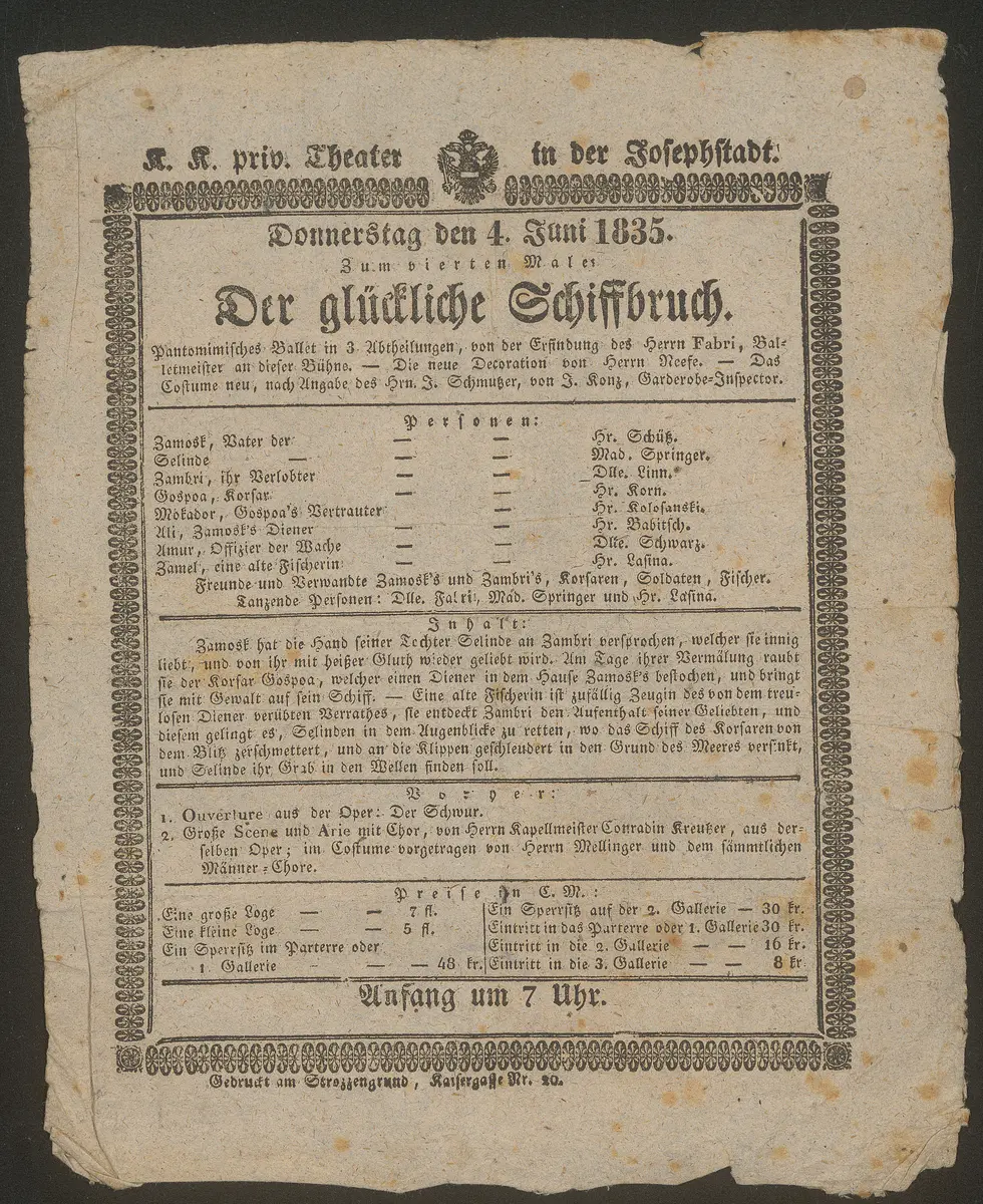 Der glückliche Schiffbruch