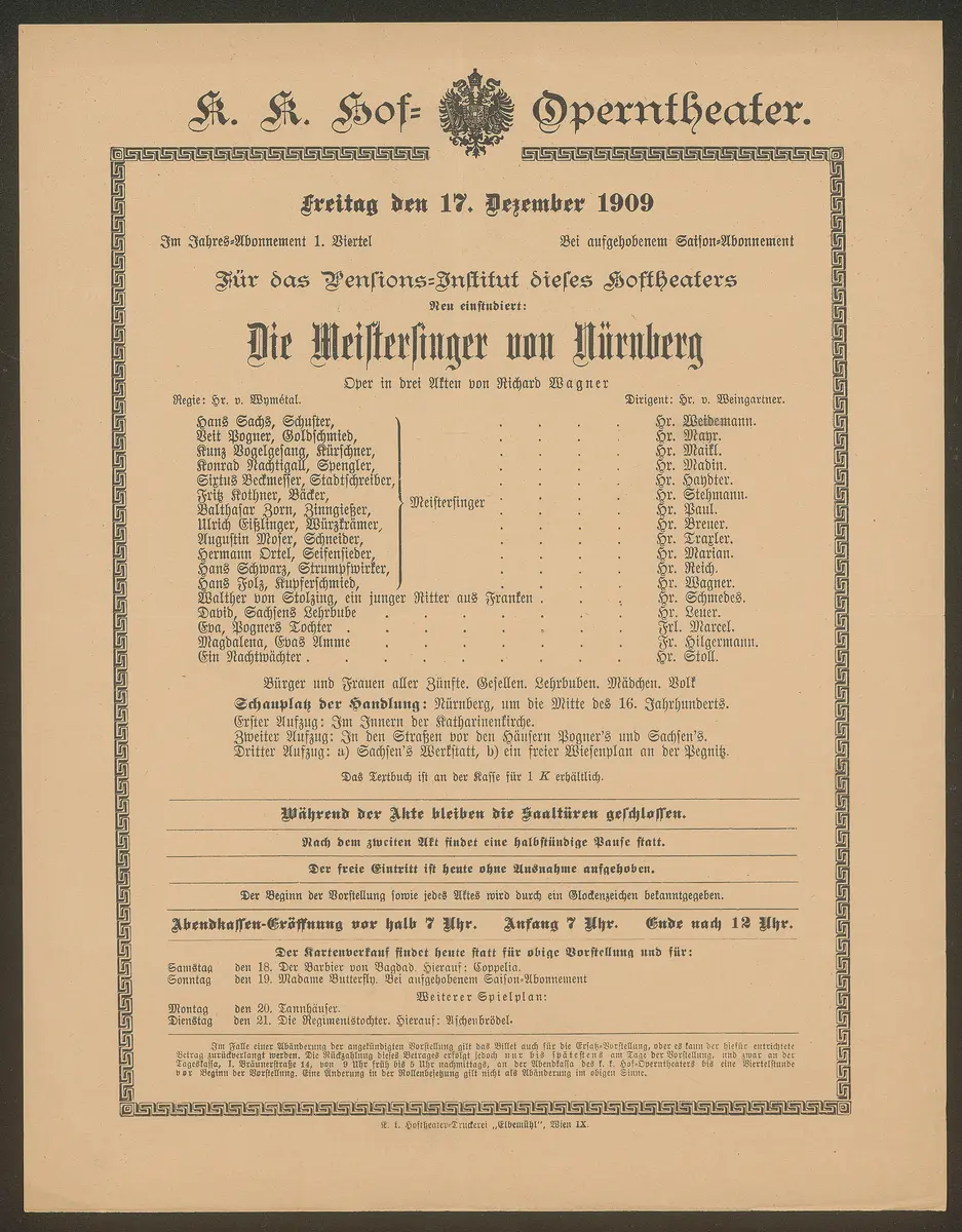 Die Meistersinger von Nünberg