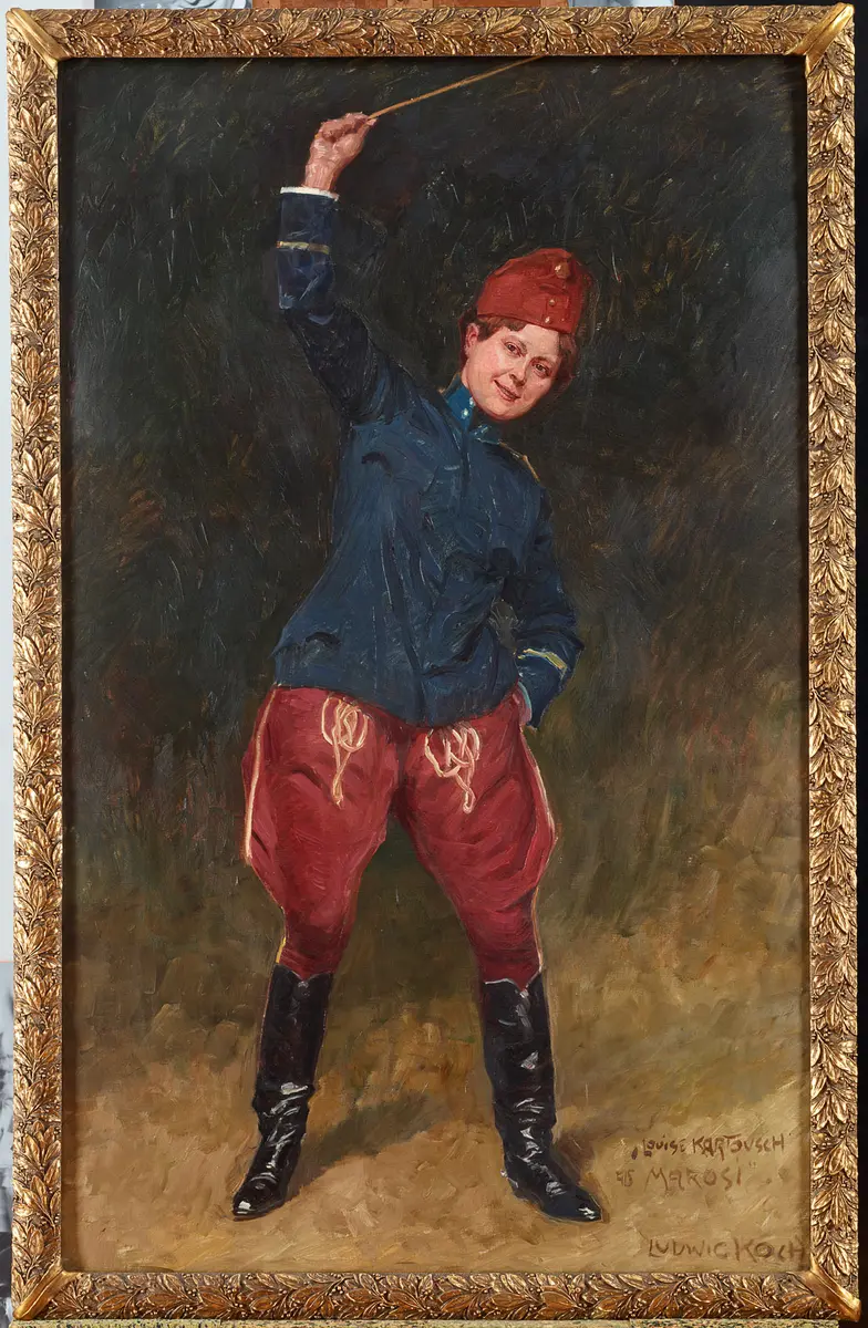 Louise Kartousch als Marosi, Ein Herbstmanöver