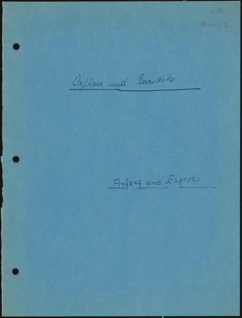 Orpheus und Eurydike