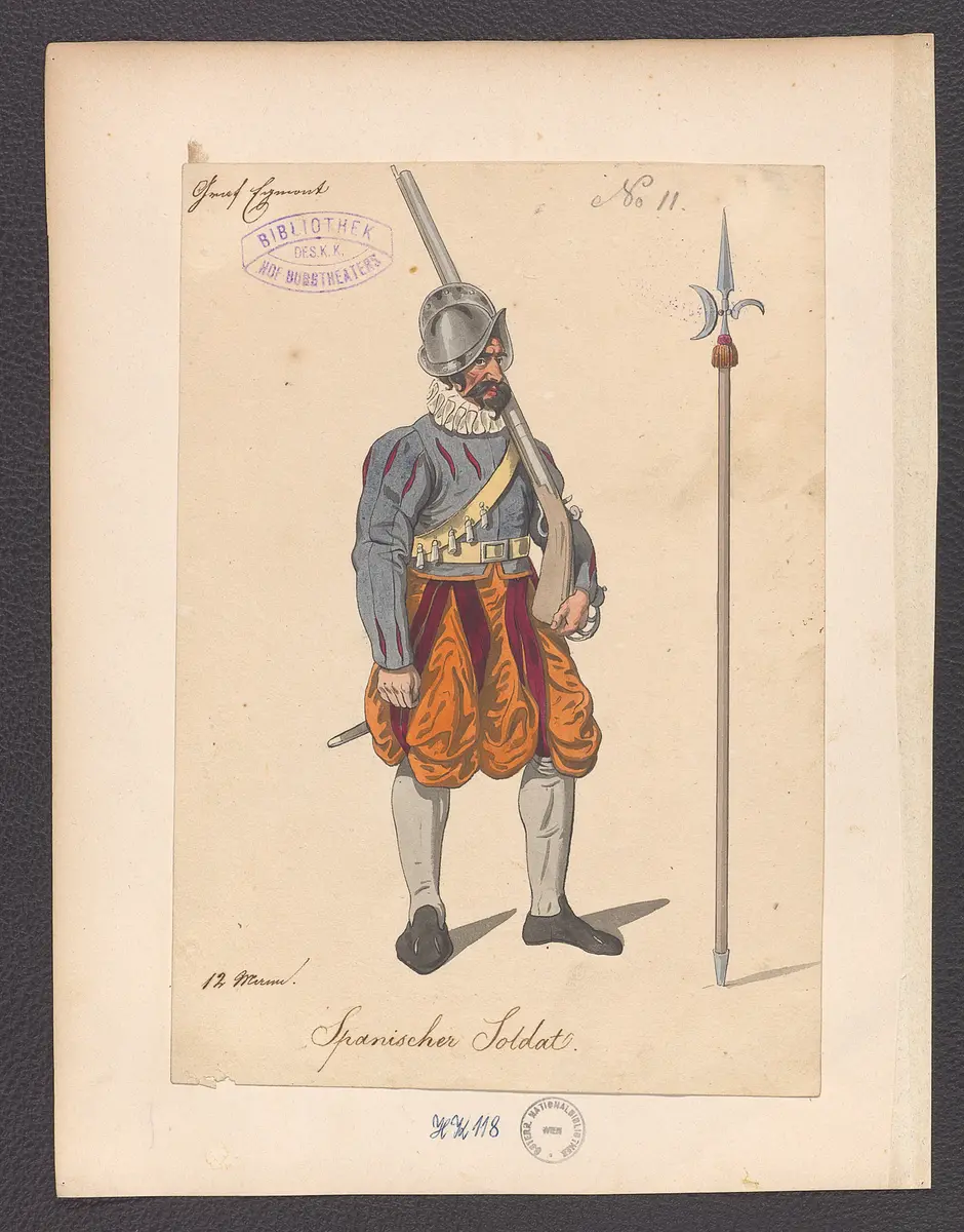 Egmont, Titel der Serie: Figurinen des k.k. Hof-Burgtheaters