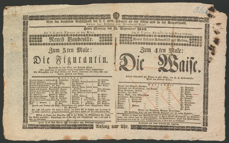 Die Figurantin, Die Waise