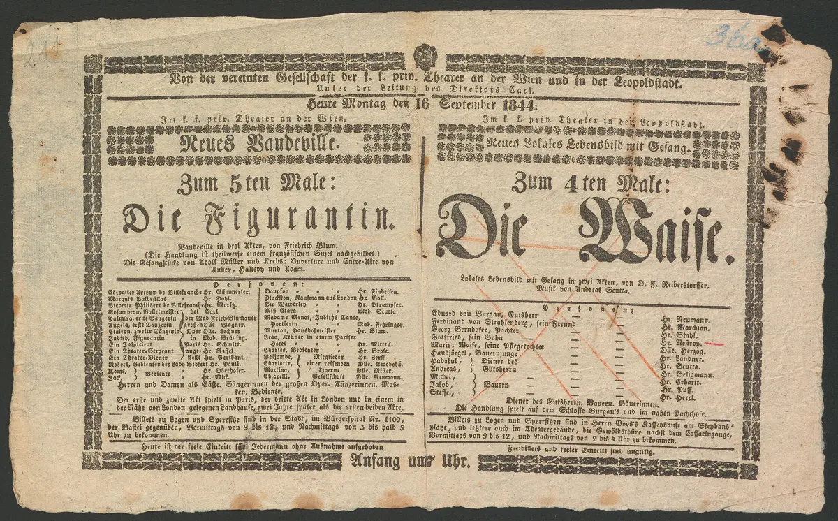 Die Figurantin, Die Waise