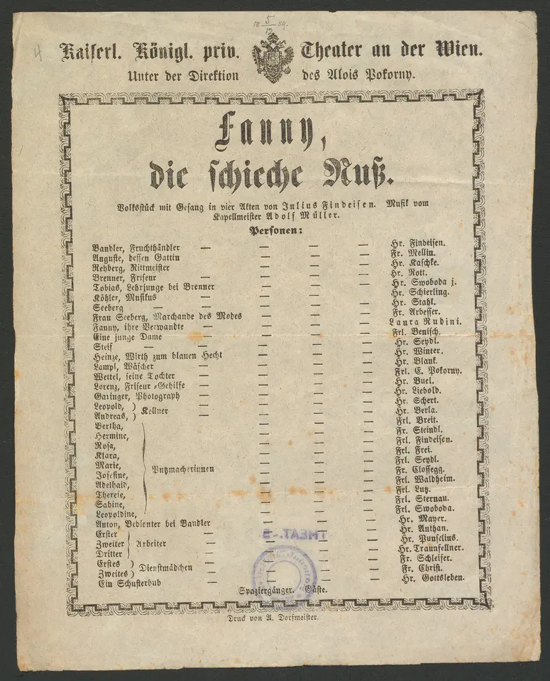 Fanny, die schieche Nuß