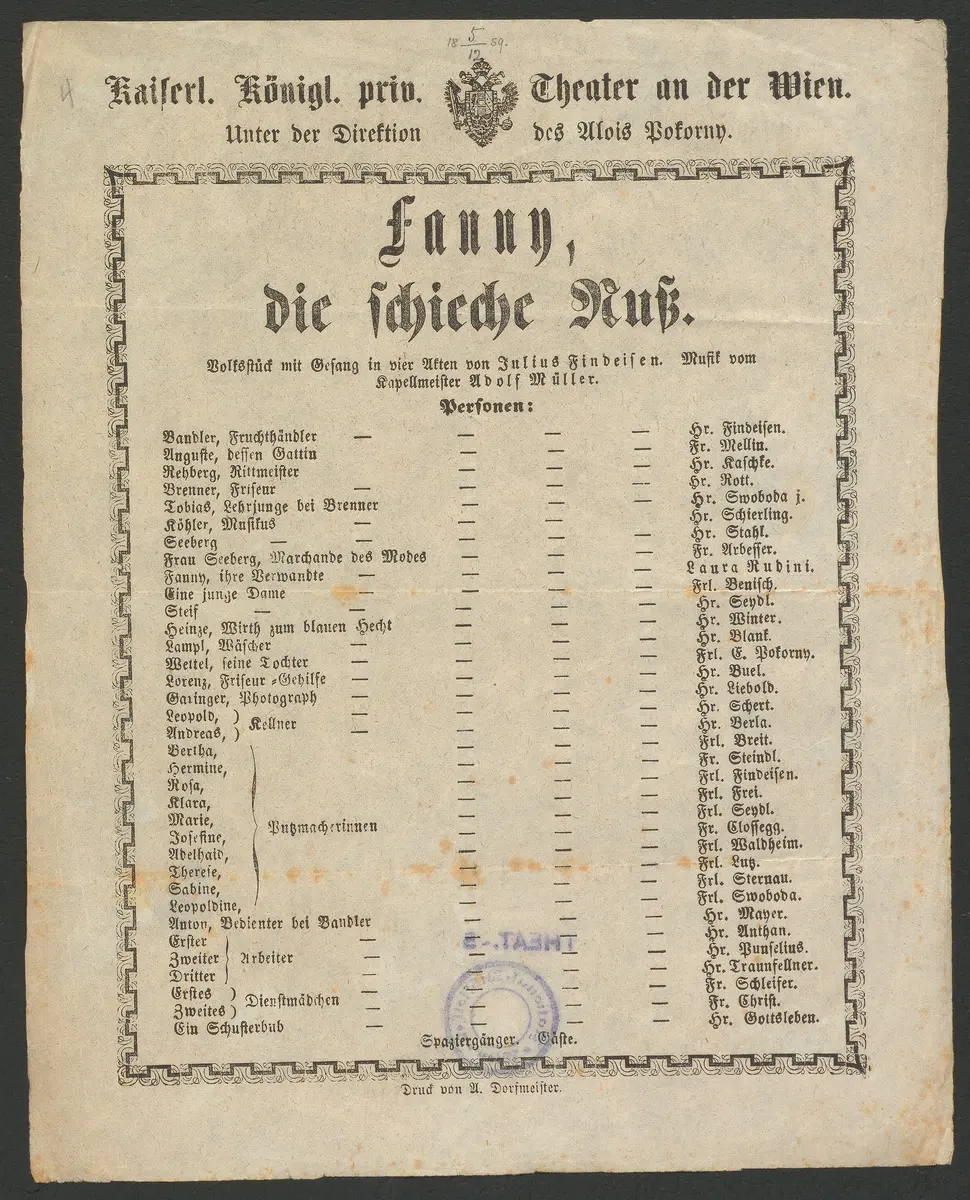 Fanny, die schieche Nuß