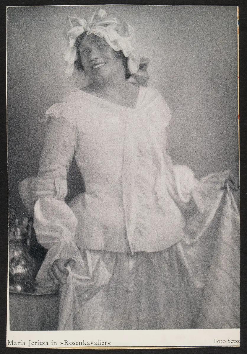 Maria Jeritza, Verweis auf Stücktitel: Der Rosenkavalier