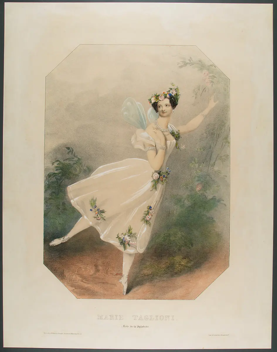 Marie Taglioni, Verweis auf Stücktitel: La Sylphide