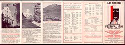Salzburger Festspiele 1951, Titel in Vorlageform: Salzburg Festival 1951, Verweis auf Stücktitel: Wozzeck, Verweis auf Stücktitel: Idomeneo, Verweis auf Stücktitel: Zauberflöte, Verweis auf Stücktitel: Othello, Verweis auf Stücktitel: Jedermann, Verweis auf Stücktitel: Der zerbrochene Krug, Verweis auf Stücktitel: Wie es euch gefällt