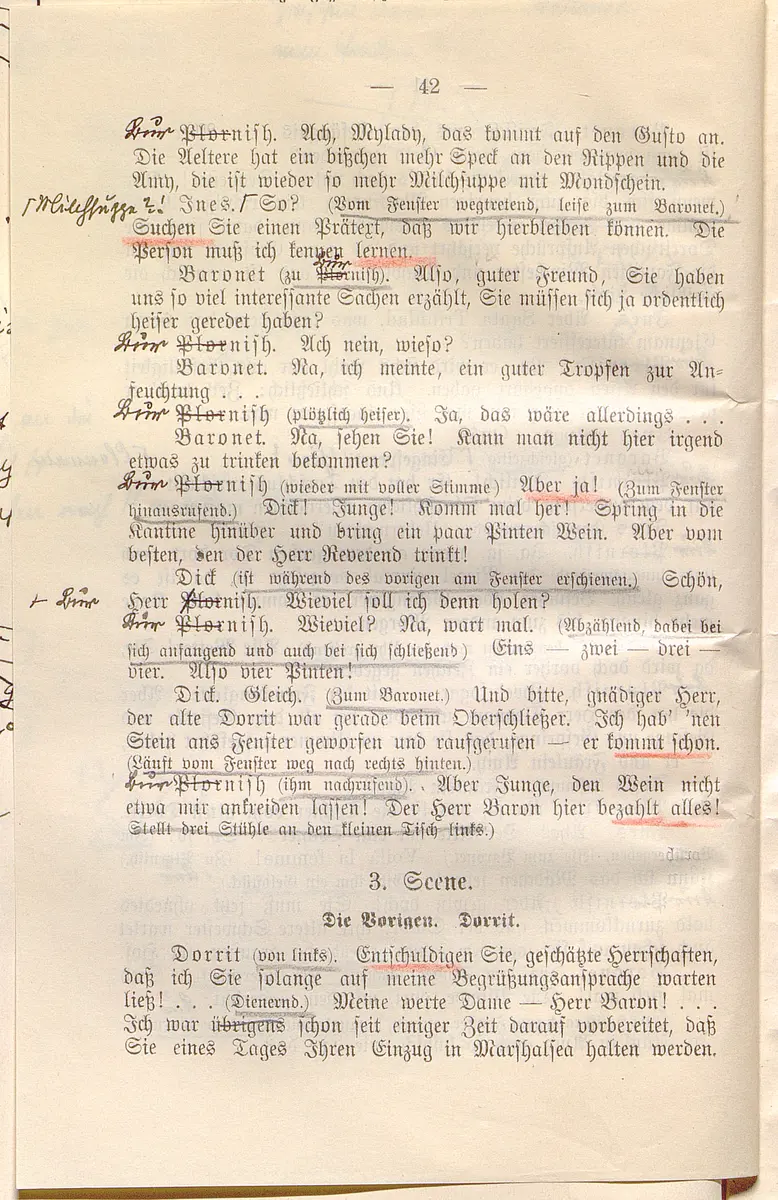 Klein Dorrit. Lustspiel in drei Akten