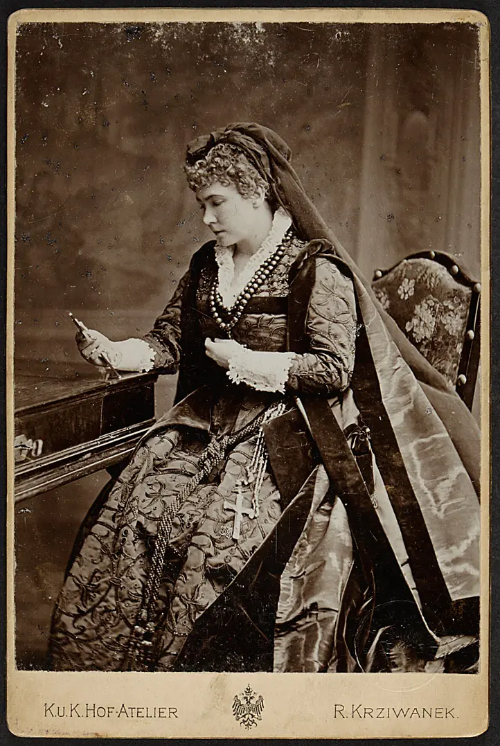 Marie Geistinger, Verweis auf Stücktitel: Maria Stuart