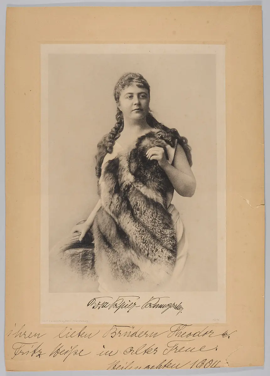 Rosa Papier-Paumgarten, Verweis auf Stücktitel: Der Ring des Nibelungen, Verweis auf Stücktitel: Die Walküre