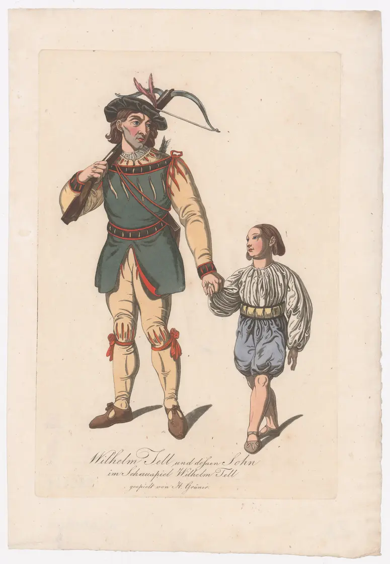 Karl Franz Grüner, Verweis auf Stücktitel: Wilhelm Tell