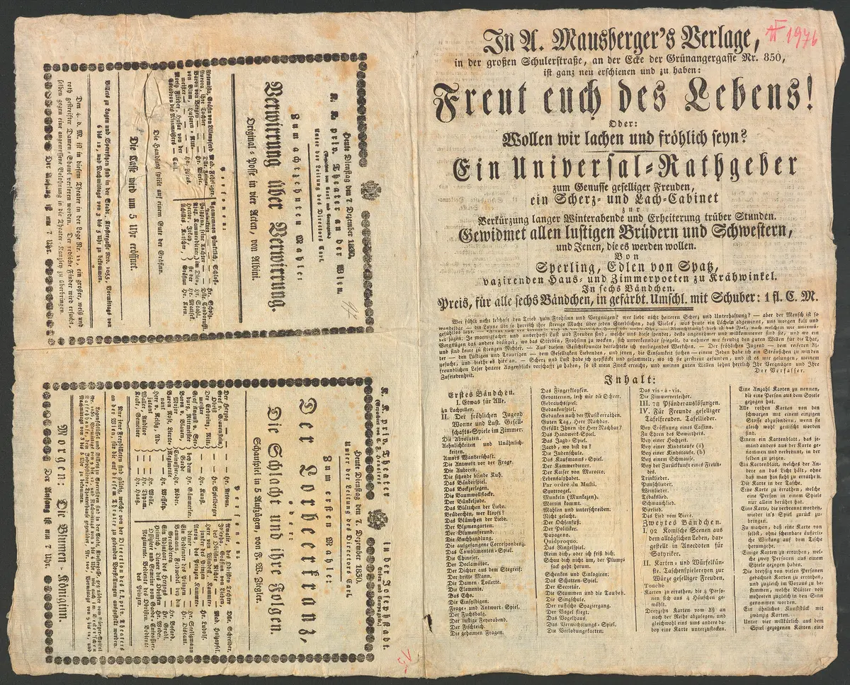 Verwirrung über Verwirrung, Der Lorbeerkranz, oder Die Schlacht und ihre Folgen