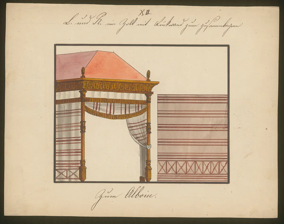Alboin, Titel der Serie: Dekorationsfundus der Hoftheater (Altbestand aus der ersten Hälfte des 19. Jh.)