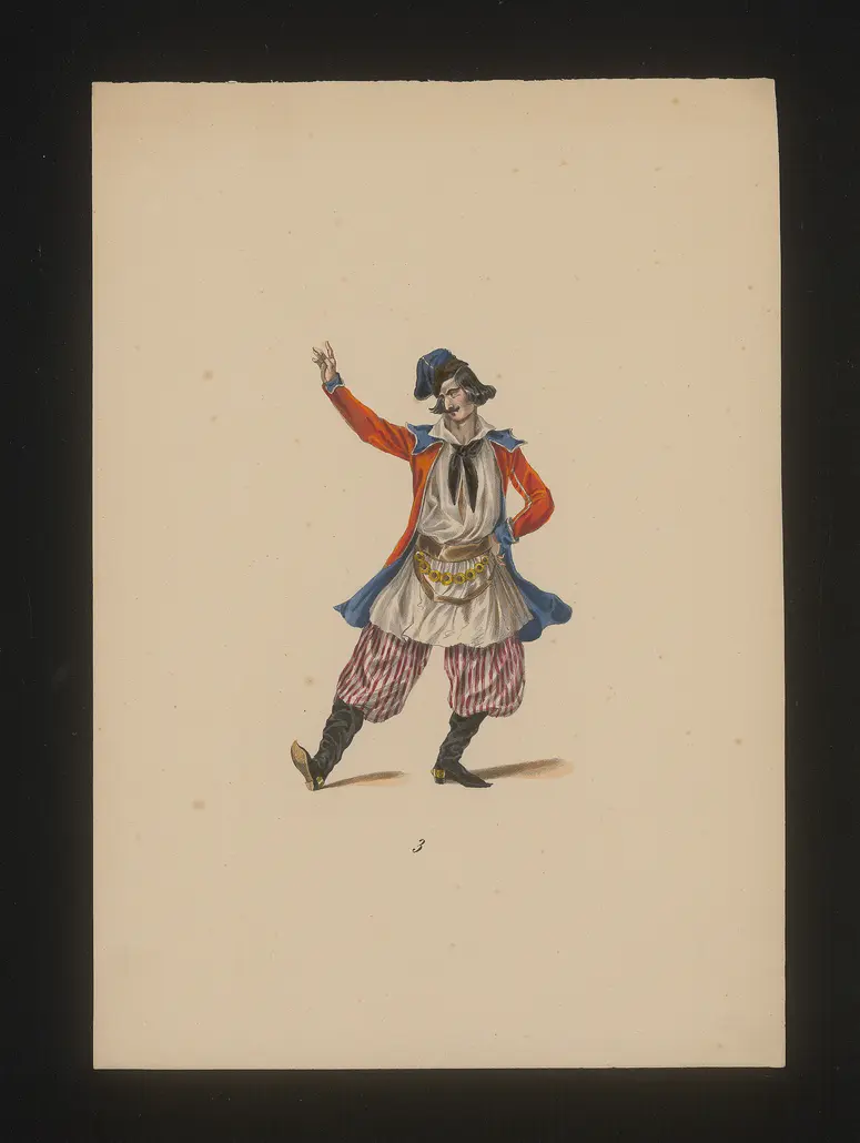 Krakauer, Weiterer Titel: National Costume, Titel der Serie: Neue Costume-Sammlung verschiedener Zeiten und Nationen