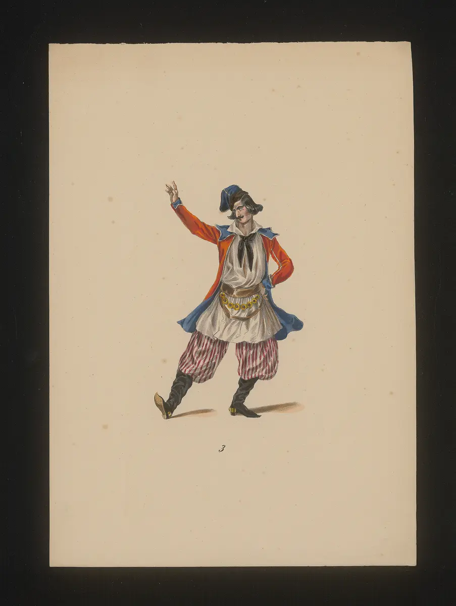 Krakauer, Weiterer Titel: National Costume, Titel der Serie: Neue Costume-Sammlung verschiedener Zeiten und Nationen