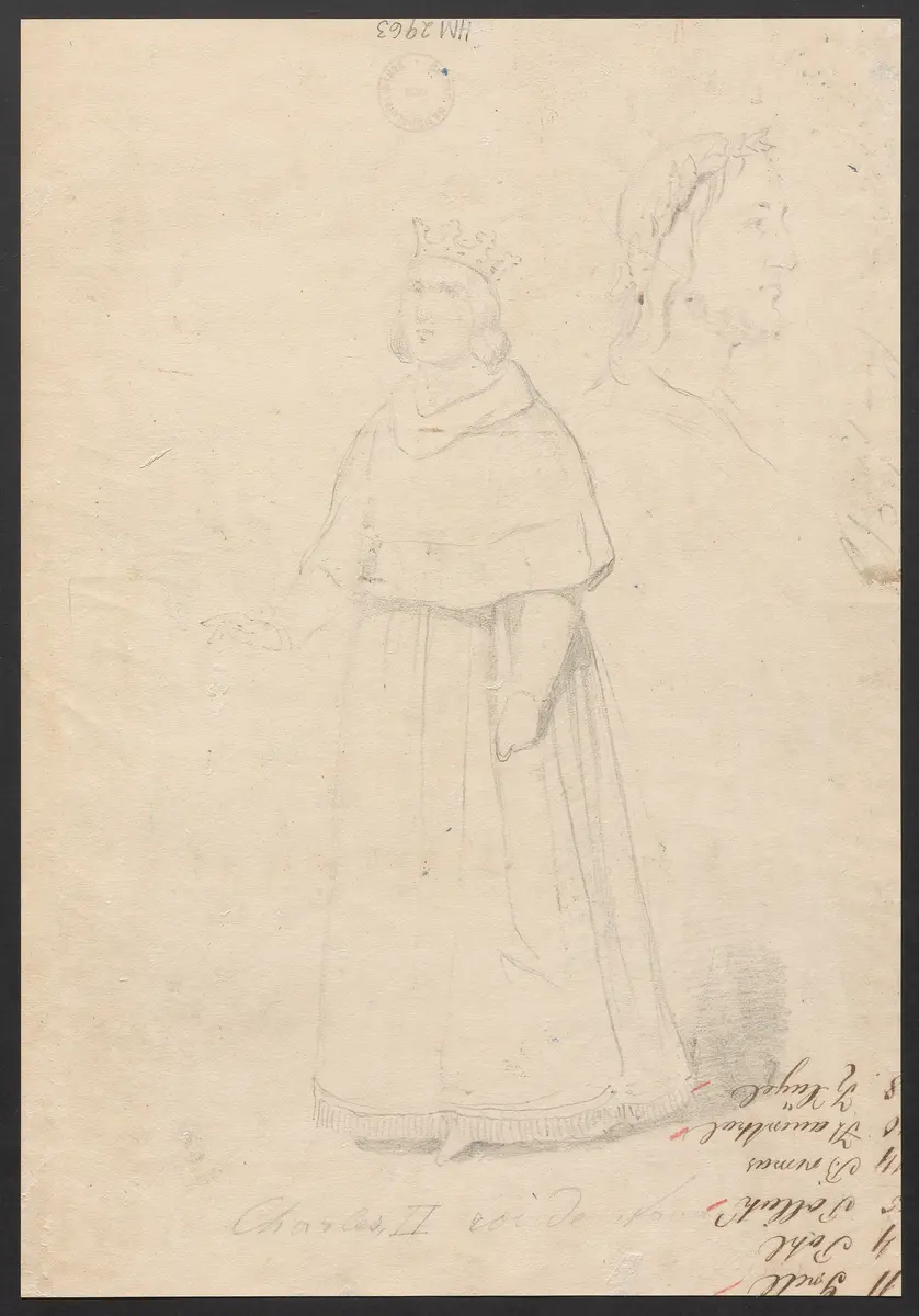 König und Bauer, Titel der Serie: Figurinen des k.k. Hof-Burgtheaters