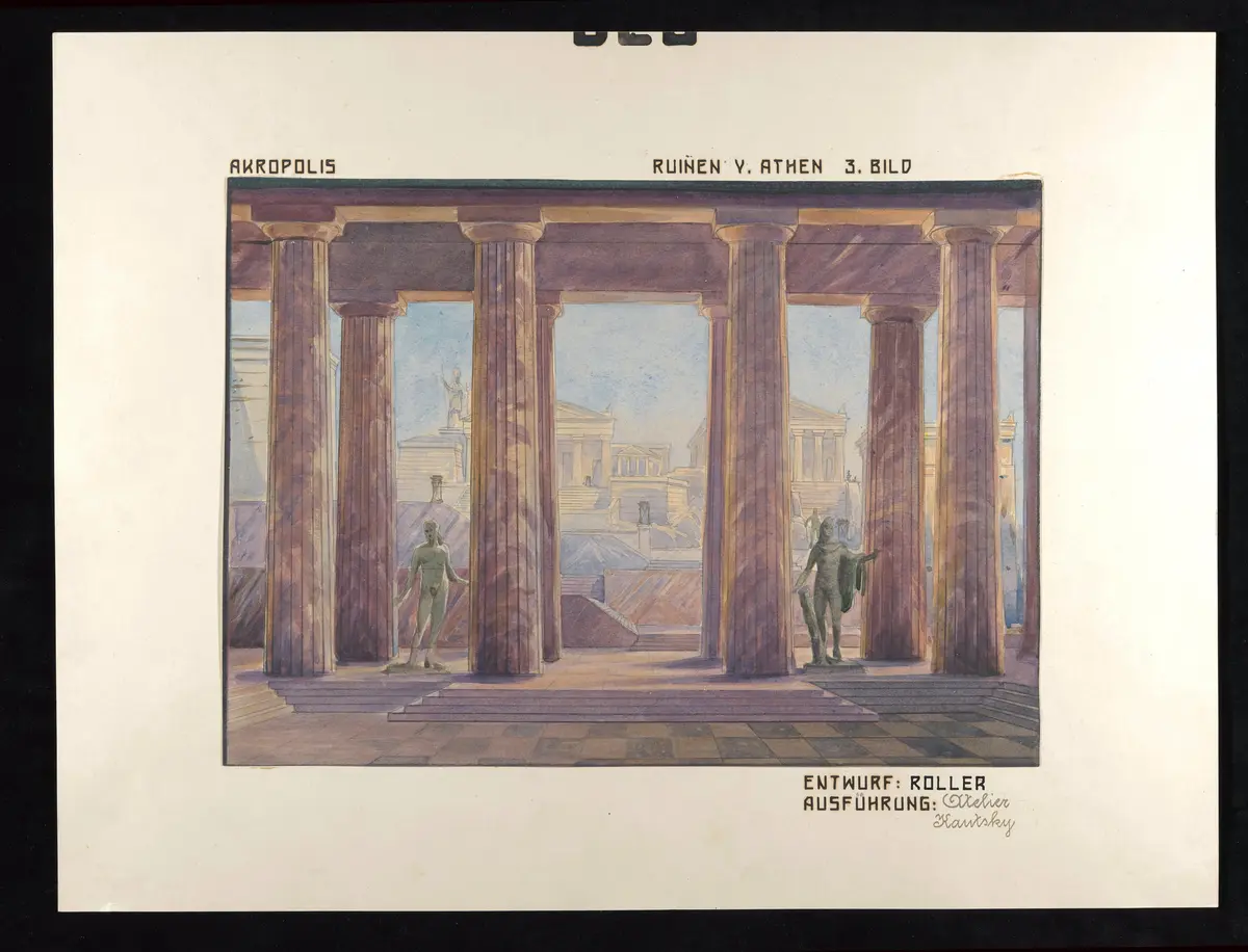 Die Ruinen von Athen