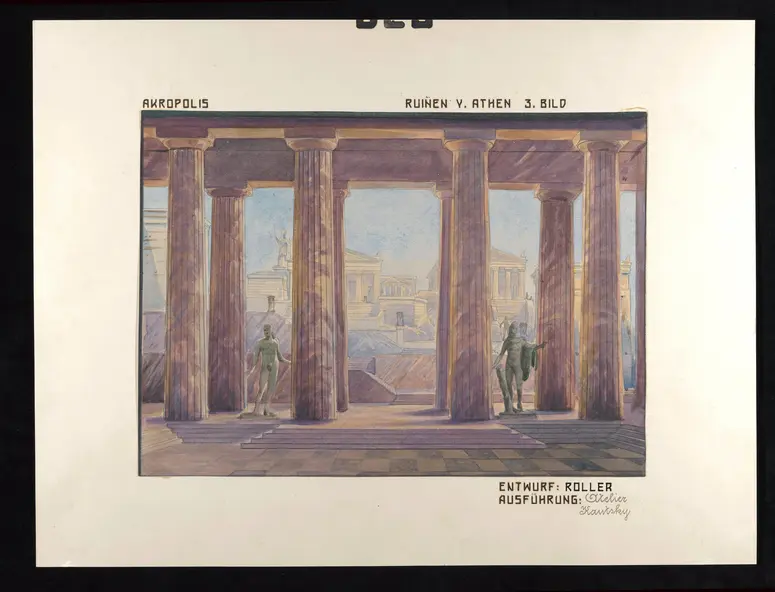 Die Ruinen von Athen