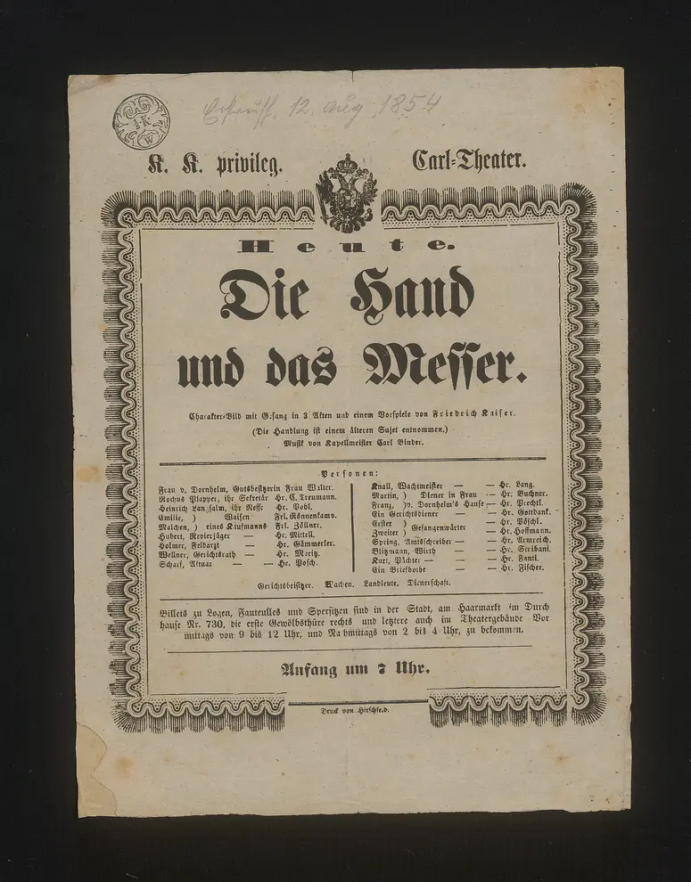 Die Hand und das Messer