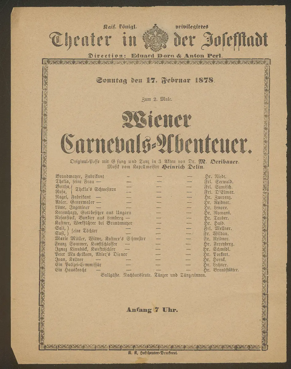 Wiener Carnevals-Abenteuer