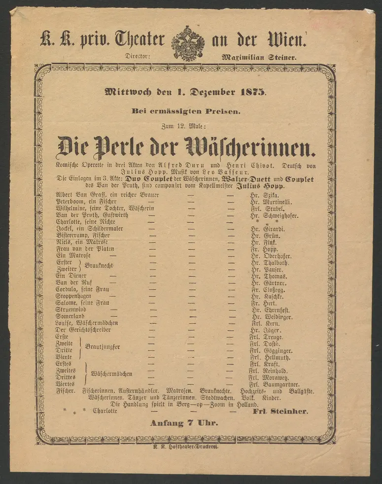 Die Perle der Wäscherinnen
