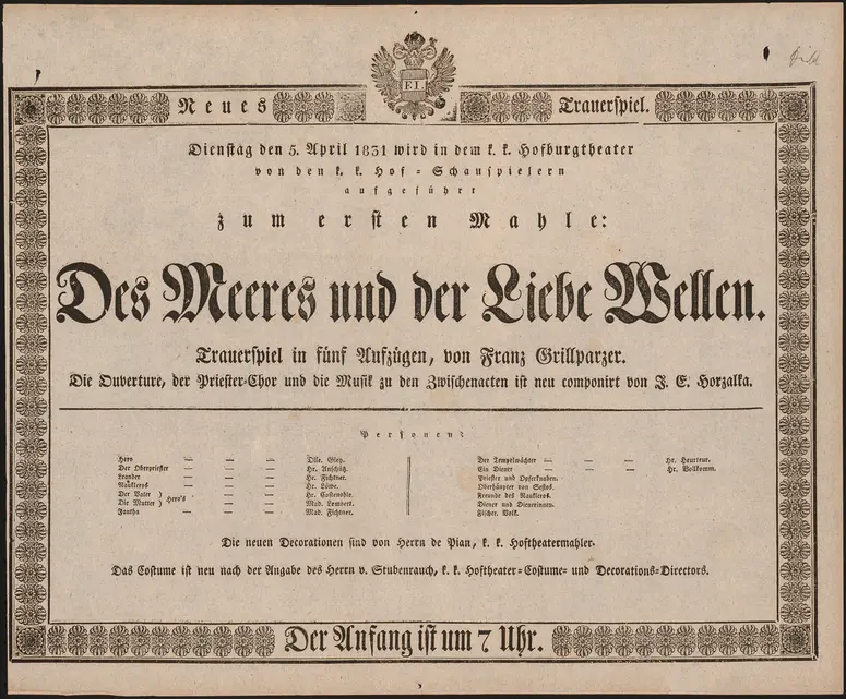 Des Meeres und der Liebe Wellen