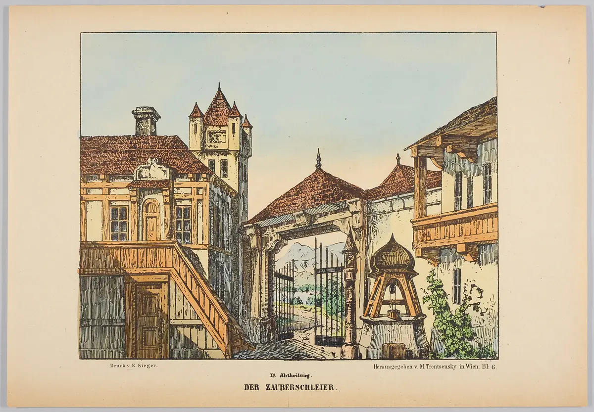 Der Zauberschleier, Titel der Serie: Trentsensky-Bogen, Titel der Serie: Mignon-Theater