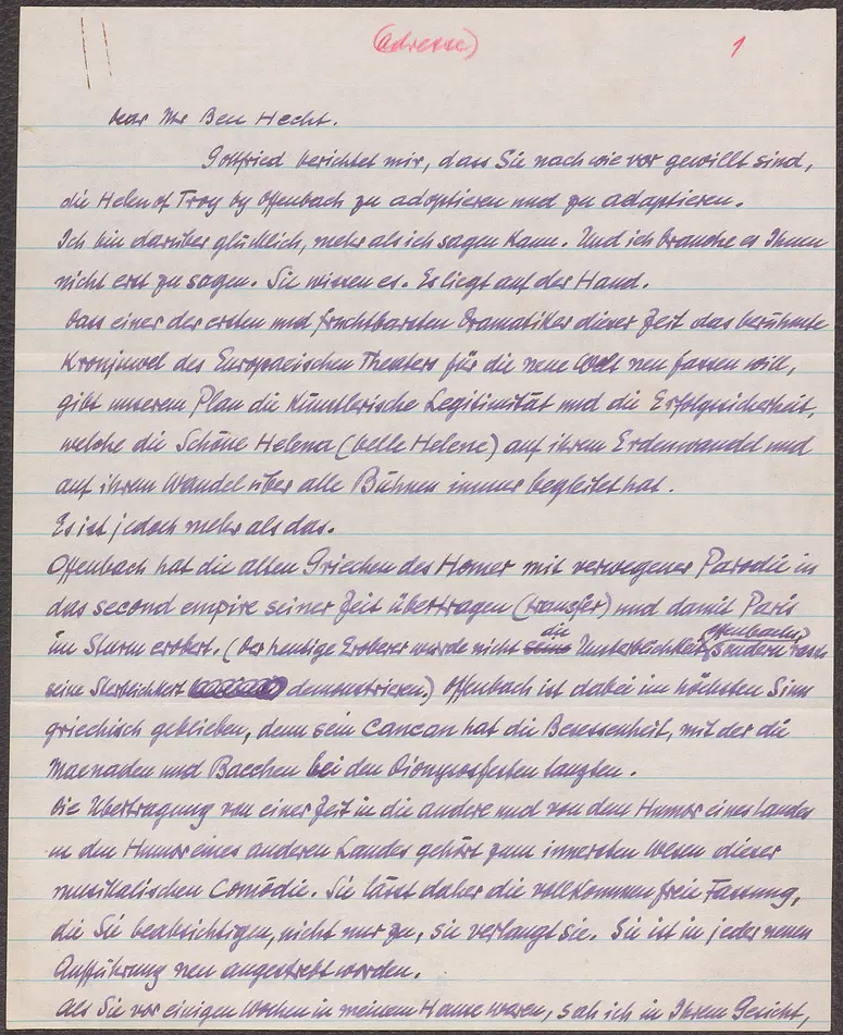 Briefentwurf