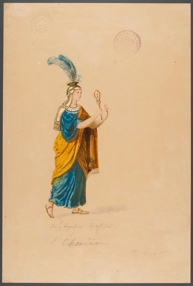 Die Zauberflöte, Titel der Serie: Figurinen des k.k. Hofoperntheaters