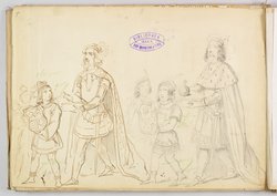 Die Jungfrau von Orleans, Titel der Serie: Figurinen des k.k. Hof-Burgtheaters