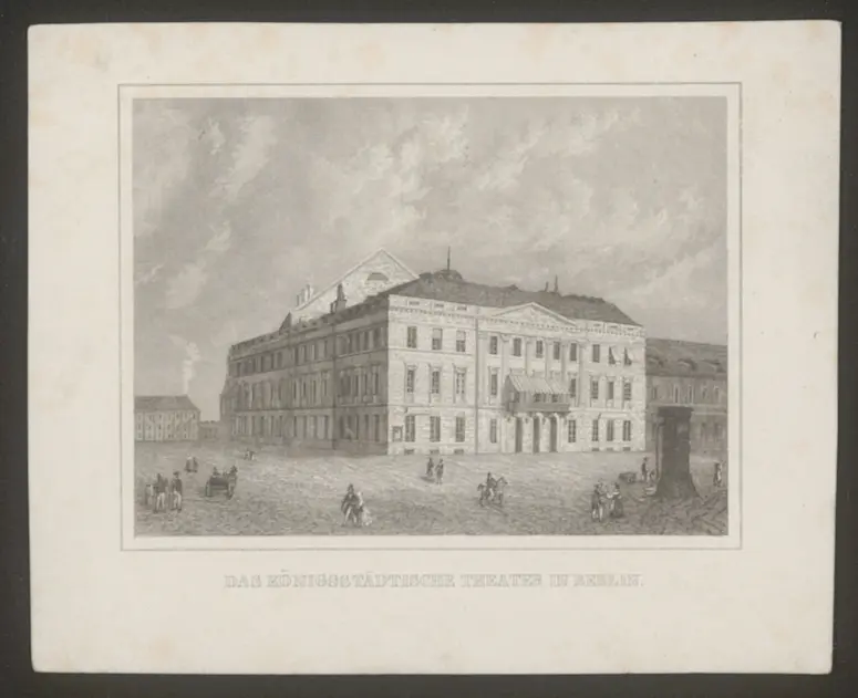Berlin, Königsstädter Theater, Alternativtitel: Berlin, Königsstädtisches Theater, Titel in Vorlageform: Das Königsstädtische Theater in Berlin