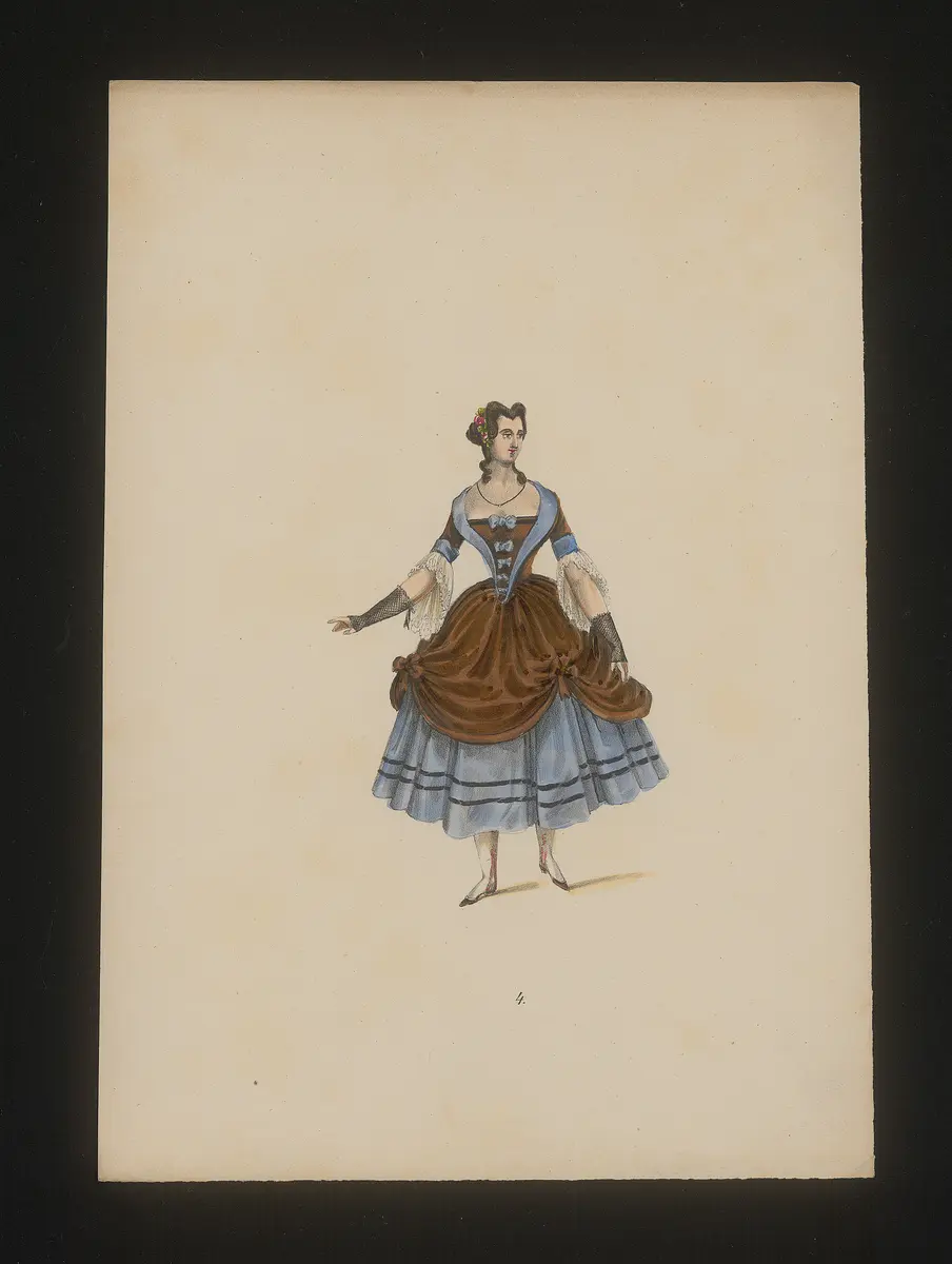 Das Glas Wasser, Titel der Serie: Neue Costume-Sammlung verschiedener Zeiten und Nationen