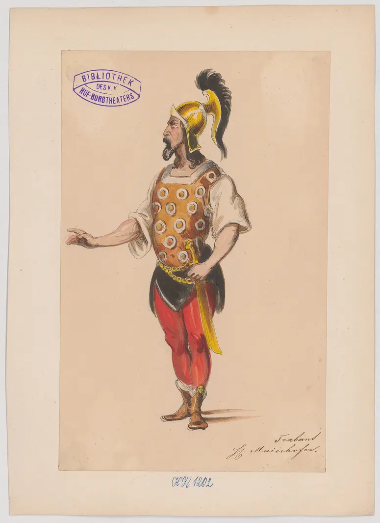 Judith, Titel der Serie: Figurinen des k.k. Hof-Burgtheaters