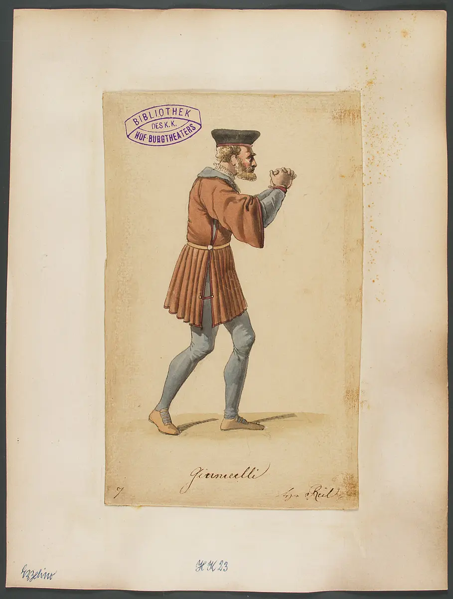 Ezzelino, Tyrann von Padua, Originaltitel: Ezzelino, Tyran til Padua, Titel der Serie: Figurinen des k.k. Hof-Burgtheaters