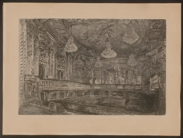 Wien, Schönbrunner Schlosstheater, Titel in Vorlageform: Das Schlosstheater zu Schönbrunn