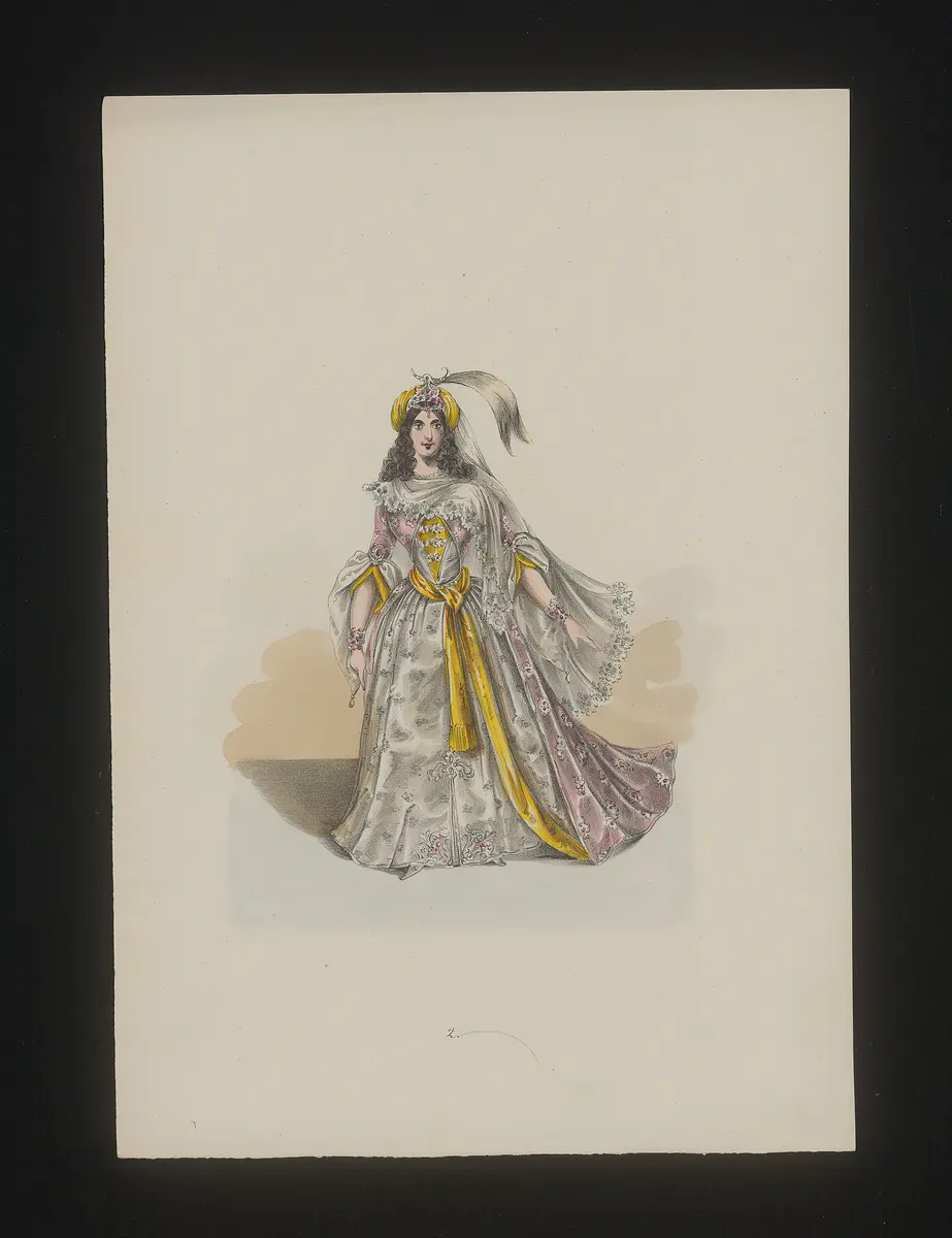 Turandot, Prinzessin von Schiras, Titel der Serie: Neue Costume-Sammlung verschiedener Zeiten und Nationen