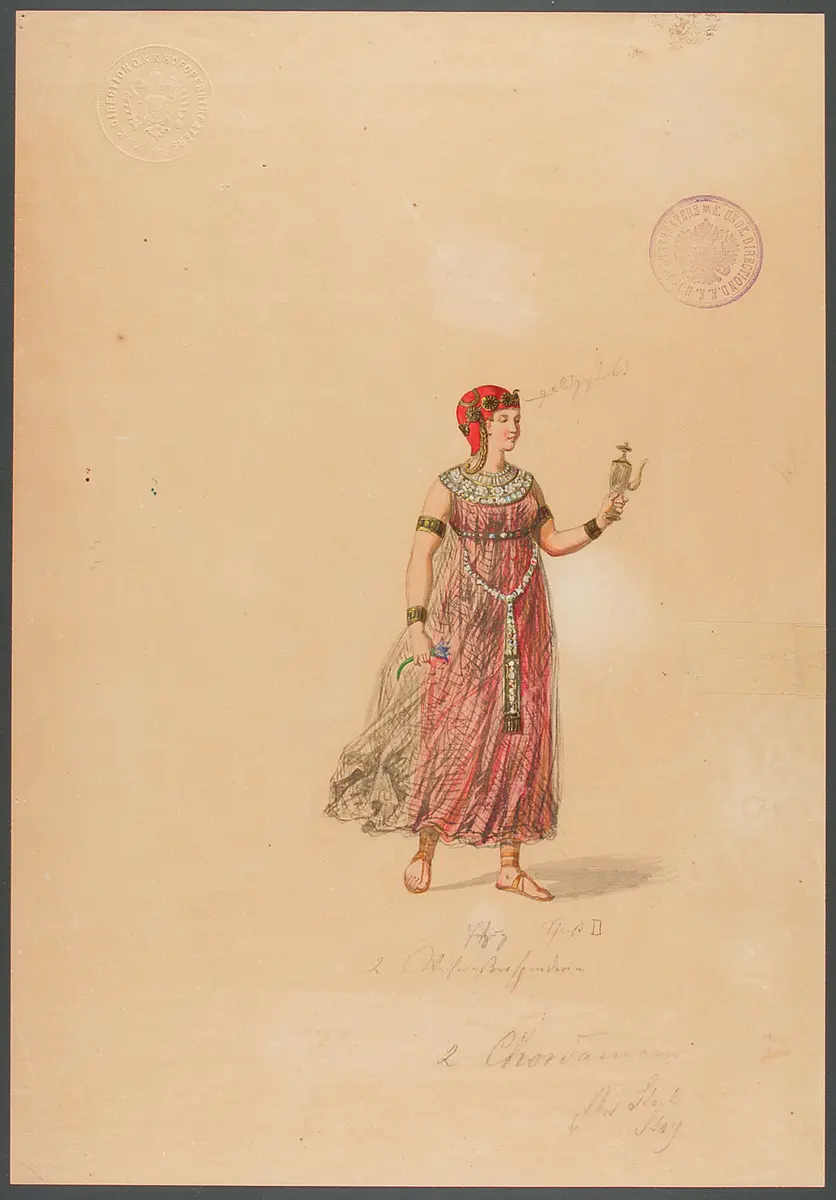 Die Zauberflöte, Titel der Serie: Figurinen des k.k. Hofoperntheaters