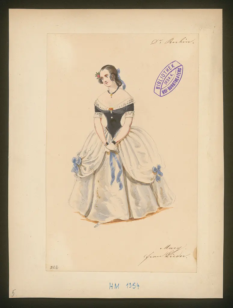 Doktor Robin, Originaltitel: Le Docteur Robin, Titel der Serie: Figurinen des k.k. Hof-Burgtheaters