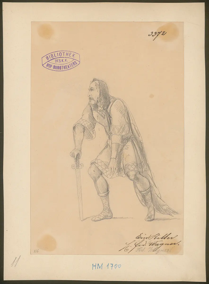 Macbeth, Titel der Serie: Figurinen des k.k. Hof-Burgtheaters