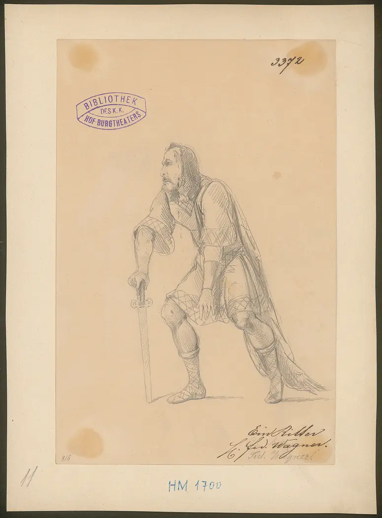 Macbeth, Titel der Serie: Figurinen des k.k. Hof-Burgtheaters